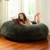 Jaxx 6 Foot Cocoon - Large Bean Bag Chair for Adults, Mondo Fur