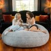 Jaxx 6 Foot Cocoon - Large Bean Bag Chair for Adults, Mondo Fur