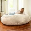 Jaxx 6 Foot Cocoon - Large Bean Bag Chair for Adults, Mondo Fur