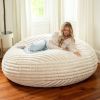 Jaxx 6 Foot Cocoon - Large Bean Bag Chair for Adults, Mondo Fur