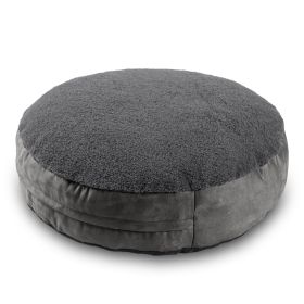 Jaxx Robbi Round Pet Bed, Small (Color: Grey & Charcoal)