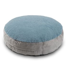 Jaxx Robbi Round Pet Bed, Small (Color: Blue & Grey)