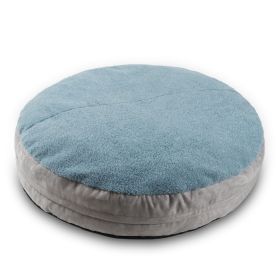 Jaxx Robbi Round Pet Bed, Medium (Color: Blue & Grey)