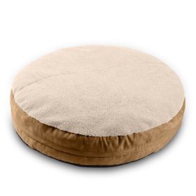 Jaxx Robbi Round Pet Bed, Medium (Color: Cloud & Beige)