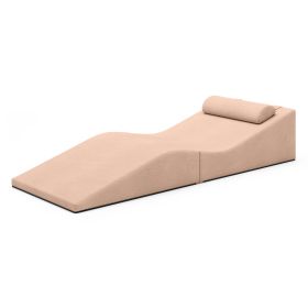 Clermont Sun Lounger - Sunbrella (Color: Petal)