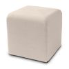 Jaxx Monroe Square Foam Ottoman with Stain Resistant Performance Fabric, Small (18 x 18)