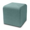 Jaxx Monroe Square Foam Ottoman with Stain Resistant Performance Fabric, Small (18 x 18)