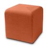 Jaxx Monroe Square Foam Ottoman with Stain Resistant Performance Fabric, Small (18 x 18)