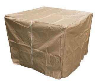 AZ Patio Heaters Square Fire Pit Cover (Option: Polyester, Color: Tan)