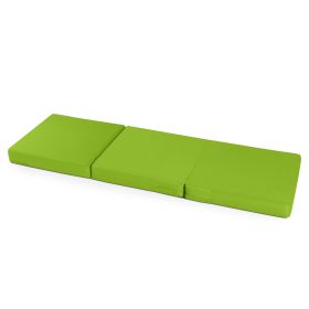 Jaxx Chastain 2 in 1 Convertible Outdoor Lounger & Ottoman, Sunfield (Color: Lime Green)