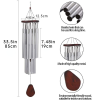 1pc Handmade Hanging Wind Chimes With 27 Tubes For Outside Decoration Tuned Wind Chime, Outdoor Decor