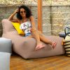 Coza Outdoor Sun Lounger - Luxurious Giant Outdoor Chaise - Sunbrella